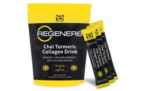 b epic regener8 chai turmeric collagen drink